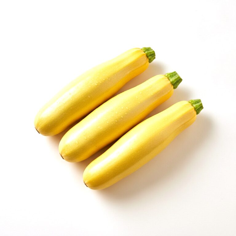 Yellow courgette