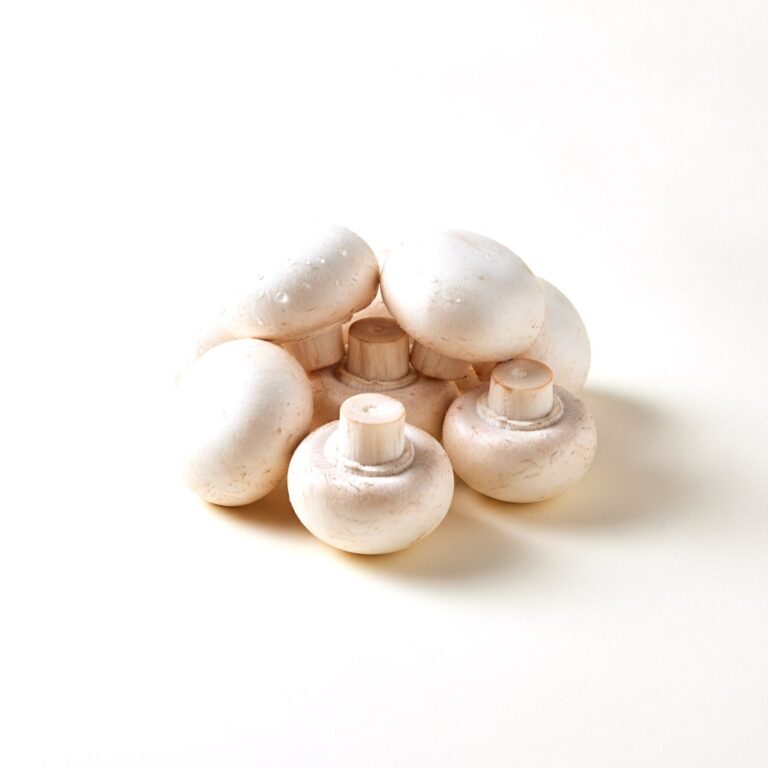 White mushrooms